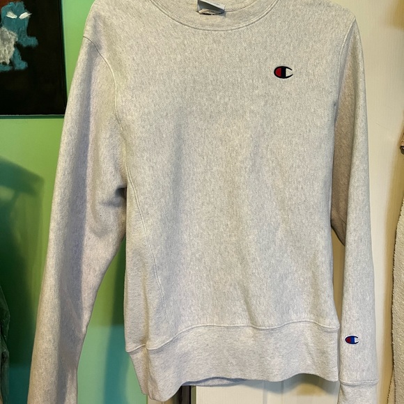 GREY CHAMPION CREWNECK - Picture 1 of 3